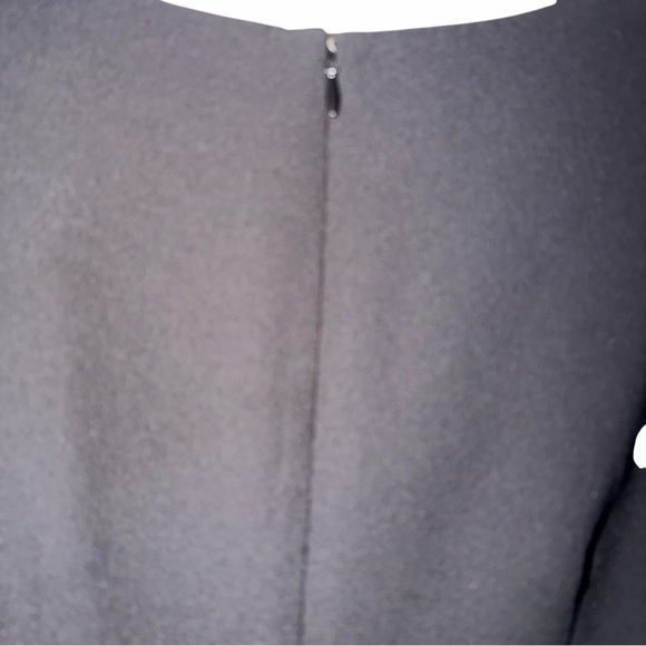 J. Crew Black Cowl Neck Sheath Dress Size 4P - Picture 4 of 9